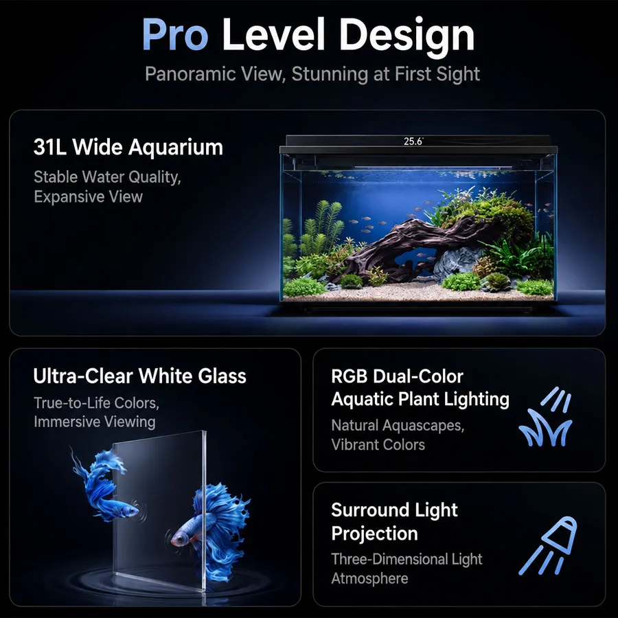 Xiaomi has unveiled the 31-liter Mijia Smart Fish Tank 2 Pro. The new smart aquarium features an automatic fish feeding…