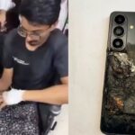 A Samsung smartphone has caught fire in the Indian city of Greater Noida, leaving a local resident with thermal burns&h…